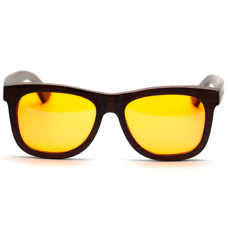 gafas de madera filtro luz azul
