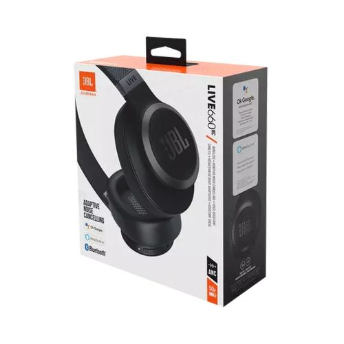 Bezdrátová sluchátka přes uši JBL Live 660NC (JBL-LIVE660-BLK)