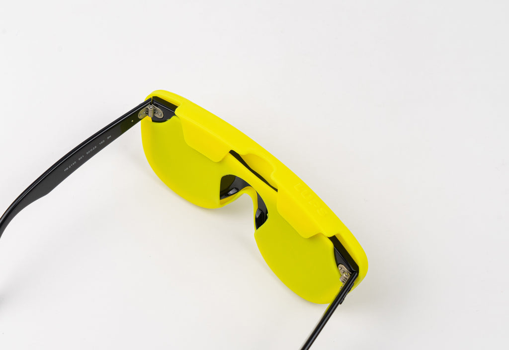 Funda de gafas de silicona flexible - Amarilla