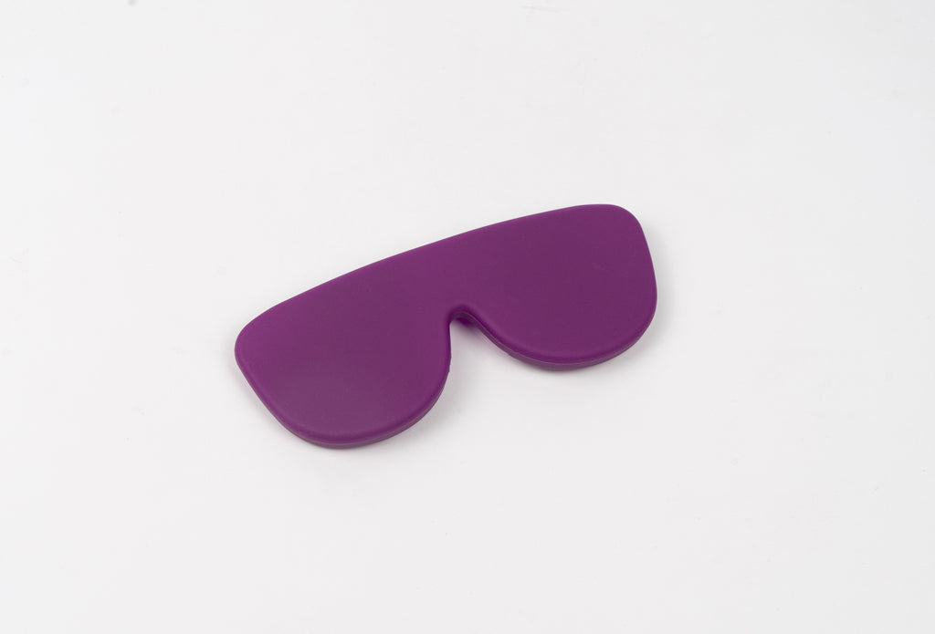 Funda de gafas de silicona flexible - Berenjena
