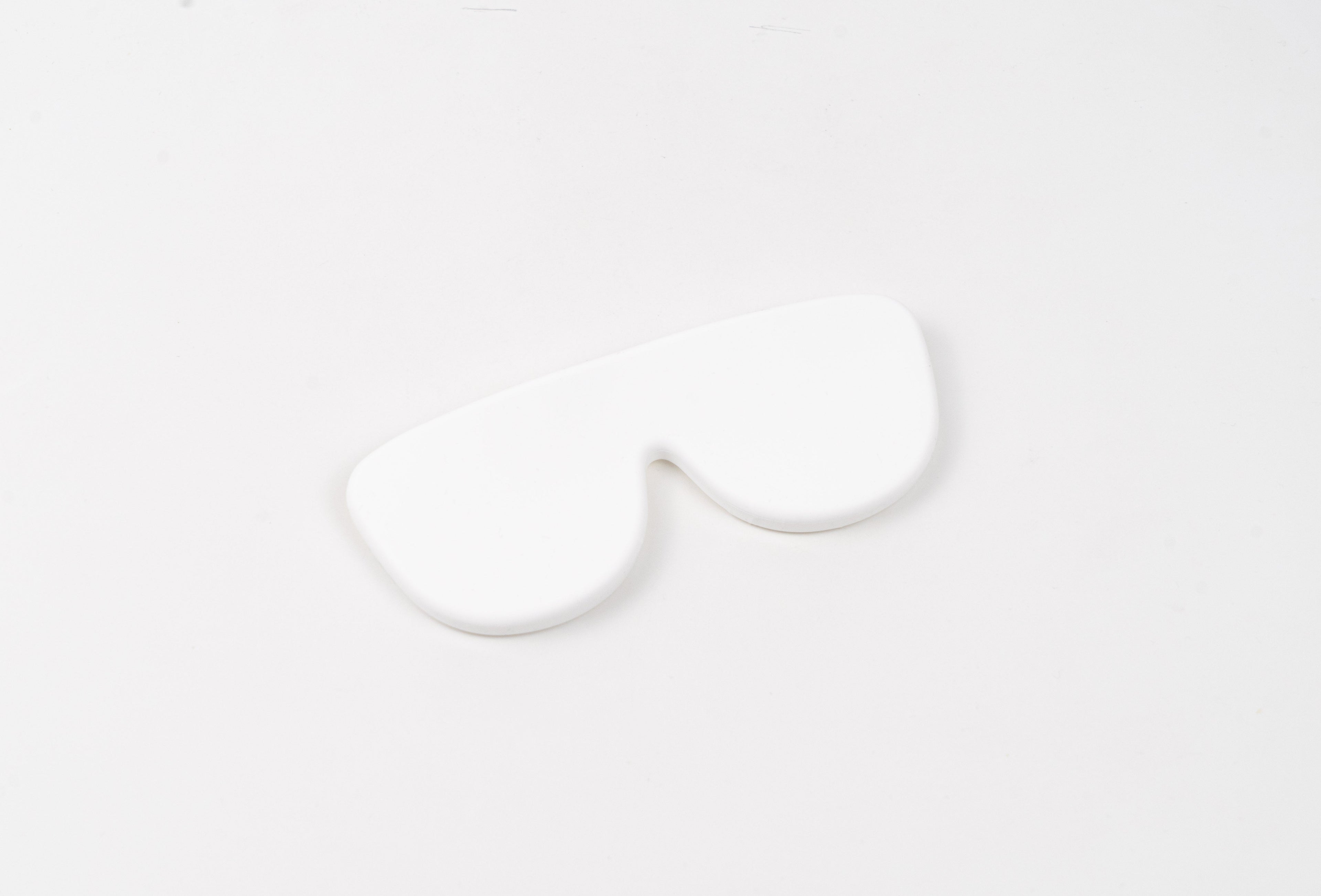 Funda de gafas de silicona flexible - White