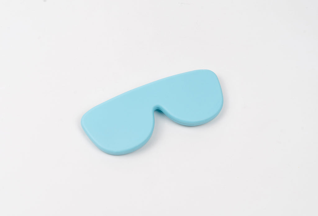 Funda de gafas de silicona flexible - Celeste