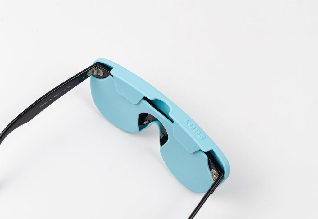 Funda de gafas de silicona flexible - Celeste