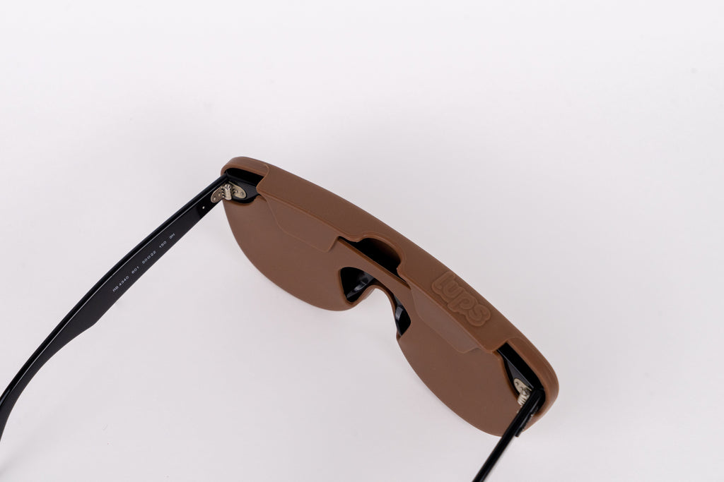 Funda de gafas de silicona flexible - Chocolate
