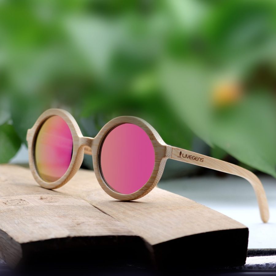 gafas de sol de bambú