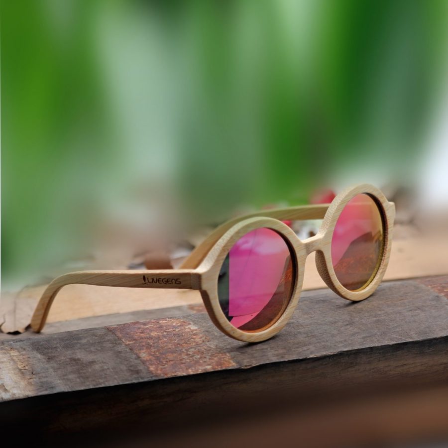 gafas de sol de bambú