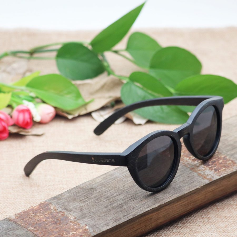gafas de madera de bambú