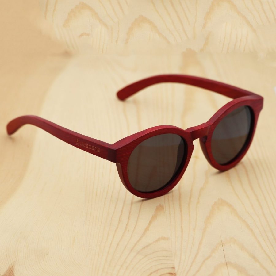 gafas de madera de bambú