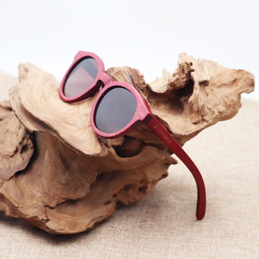 gafas de madera de bambú
