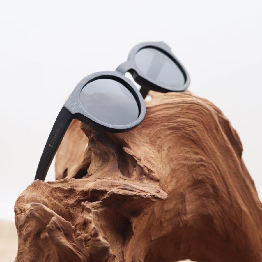 gafas de madera de bambú