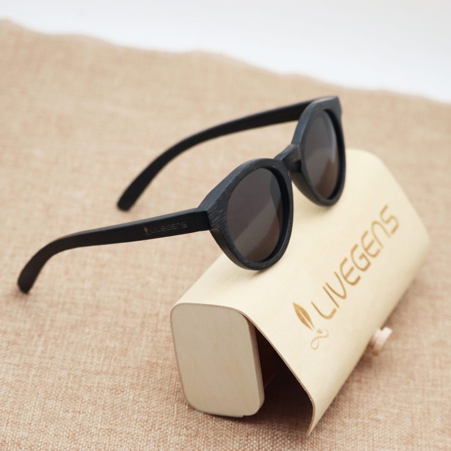 gafas de madera de bambú