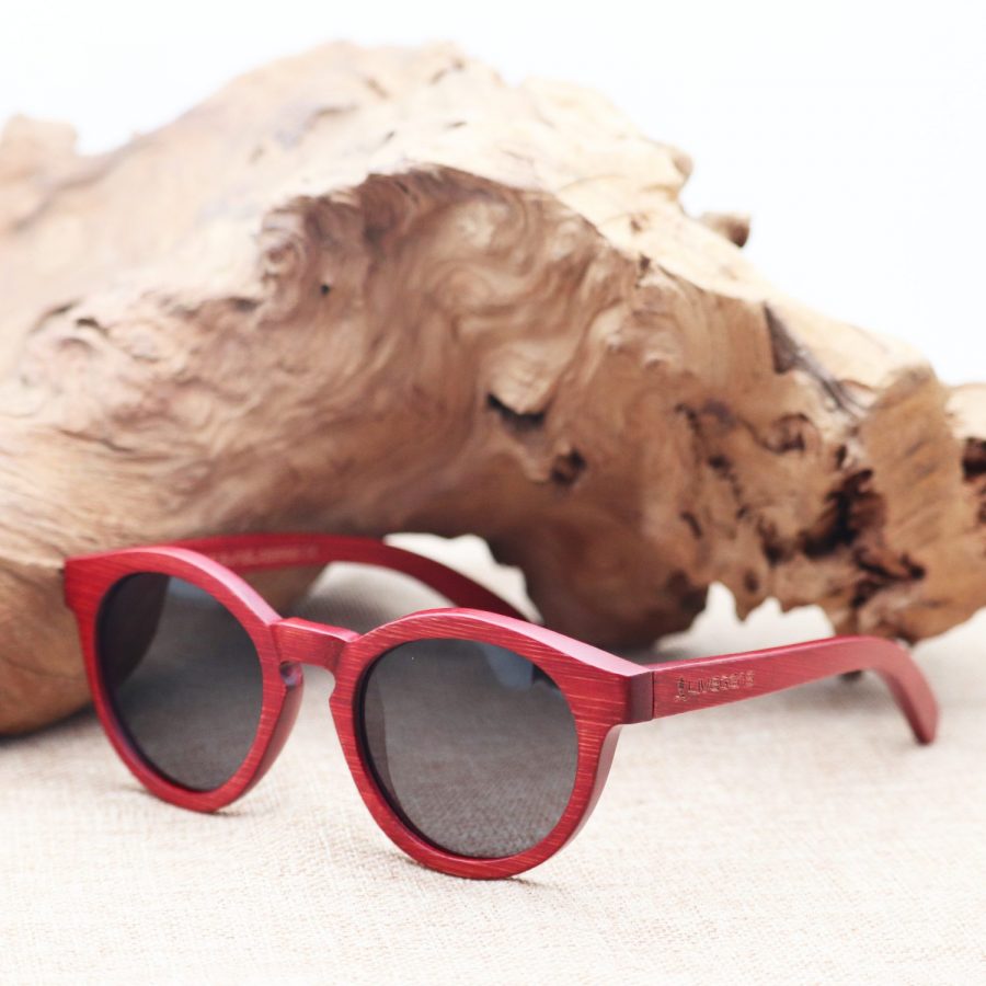 gafas de madera de bambú