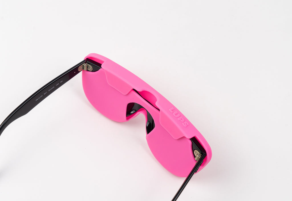 Funda de gafas de silicona flexible - Rosa chicle