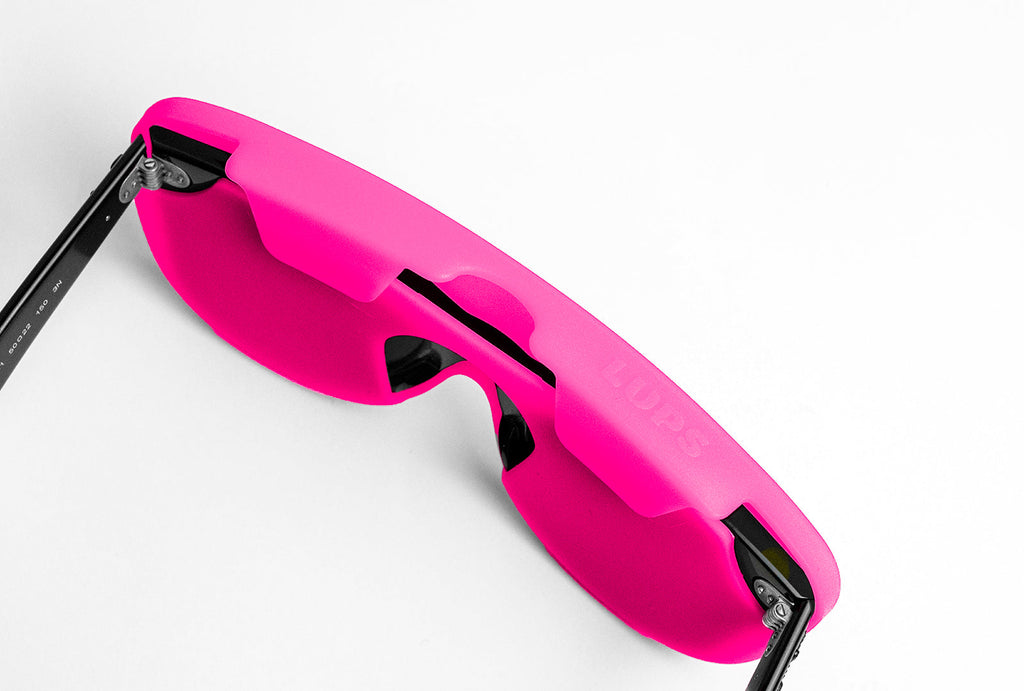 Funda de gafas de silicona flexible - Fucsia