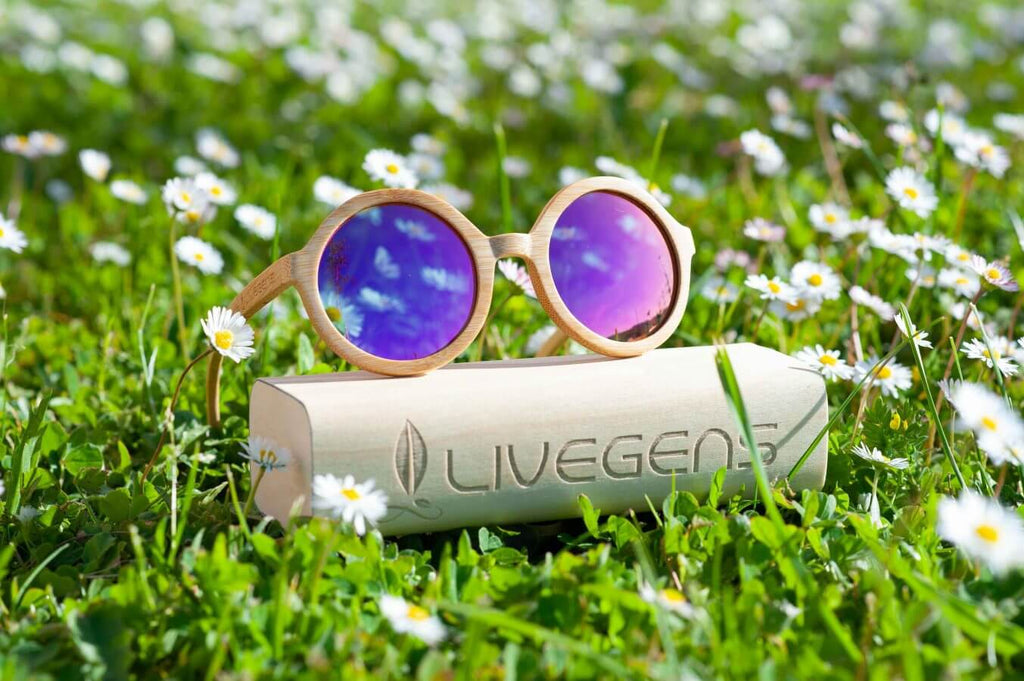 gafas de madera bambu Livegens