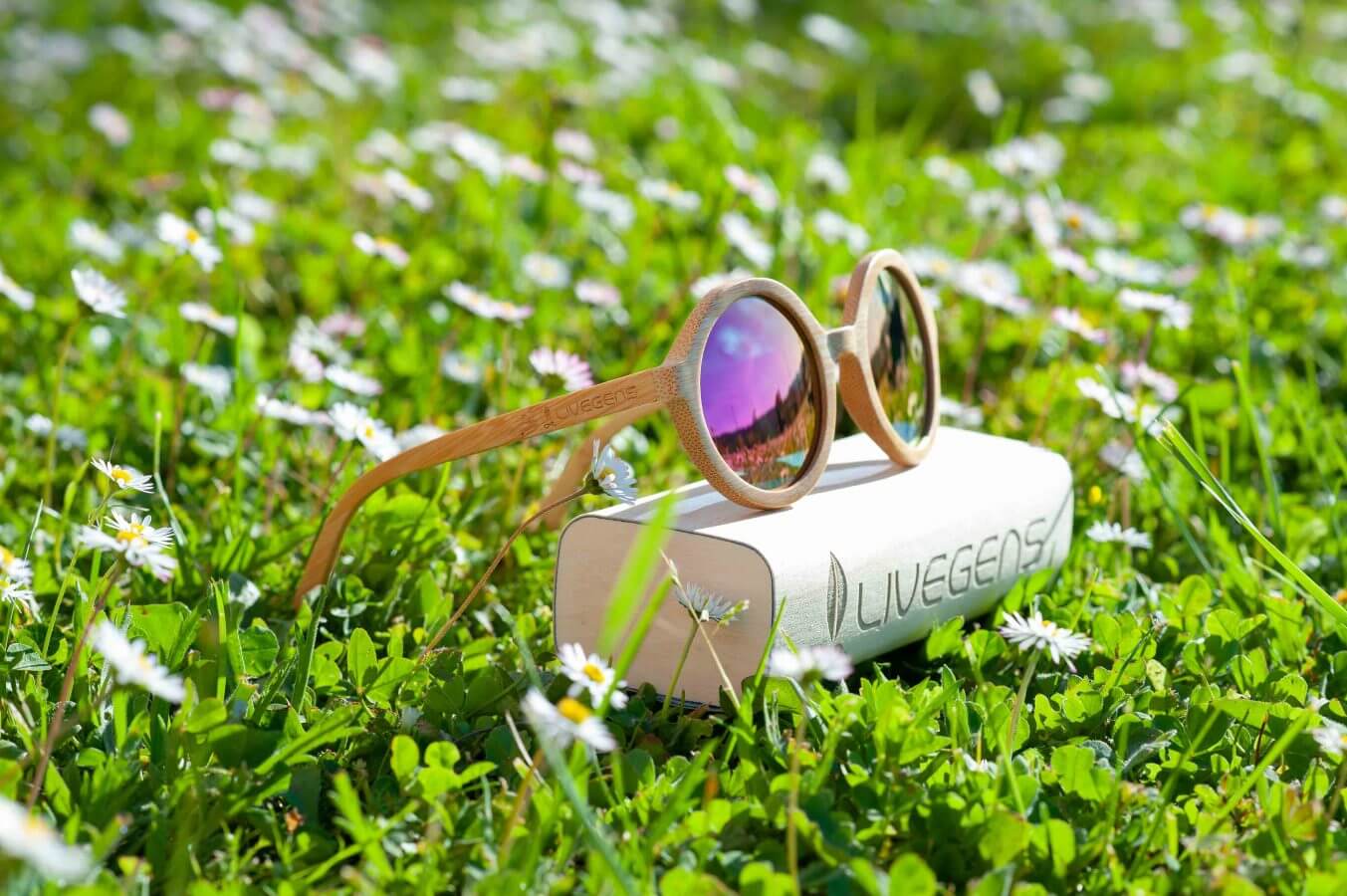gafas de madera bambu Livegens