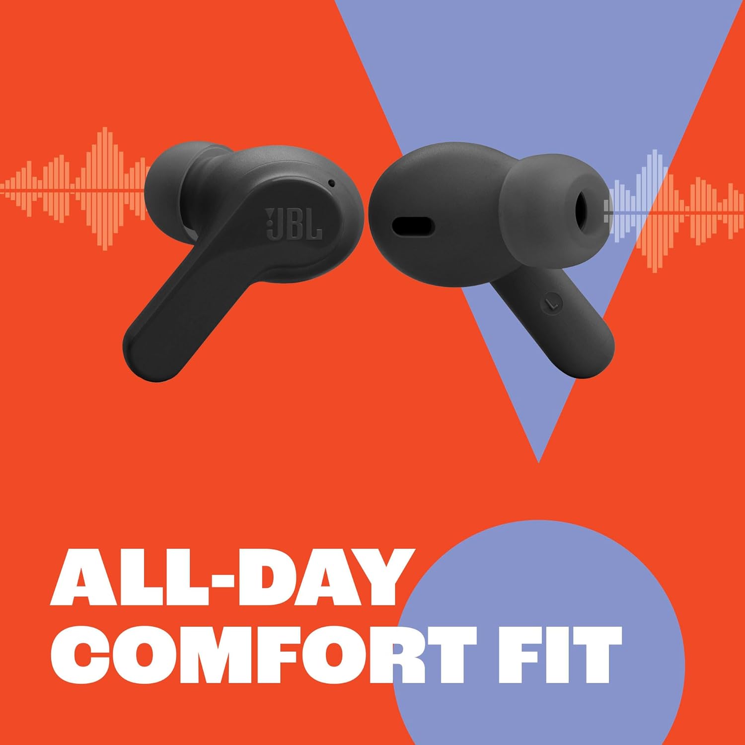 Audífonos Inalámbricos JBL WAVE 200TWS, Auriculares Bluetooth 5.0 JBL W200 TWS, Audífonos Deportivos con Micrófono, Versión HK